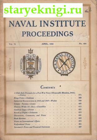  . .  1944./ United states naval institute proceedings,  -   /   ,  