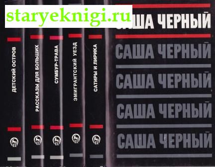 Собрание сочинений в пяти томах, Черный Саша, книга