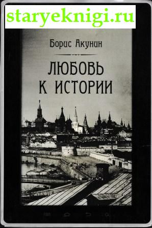 Любовь к истории, Акунин Борис (Григо?рий Ша?лвович Чхартишви?ли), книга