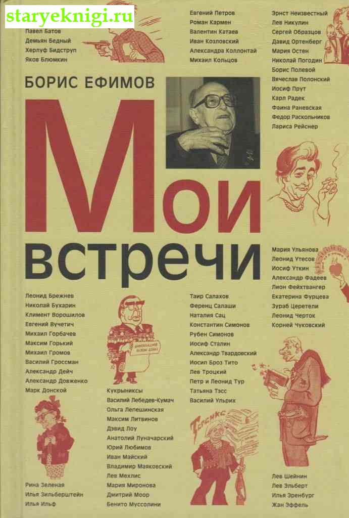 Мои встречи, Ефимов Борис, книга